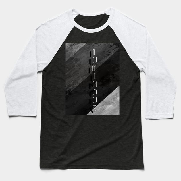 Gray abstract design Baseball T-Shirt by Cherubic